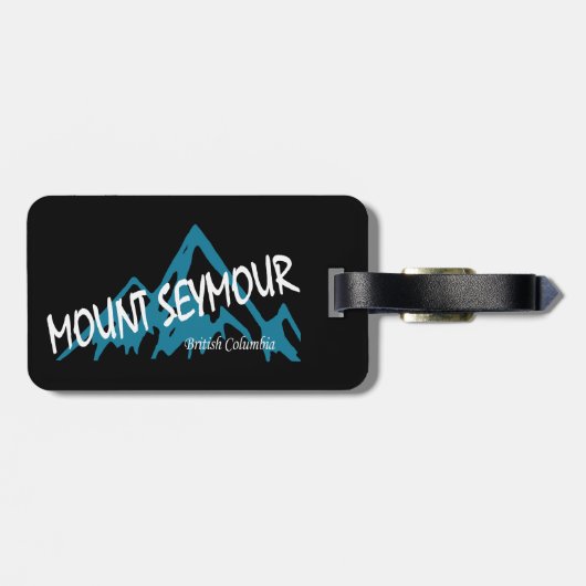 Mount Seymour-bergen Bagagelabel (Achterkant horizontaal)