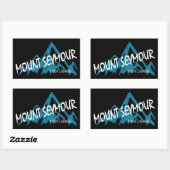 Mount Seymour-bergen Rechthoekige Sticker (Vel)