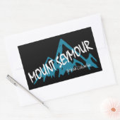 Mount Seymour-bergen Rechthoekige Sticker (Envelop)