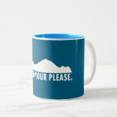 Mount Seymour graag Tweekleurige Koffiemok (Voorkant rechts)