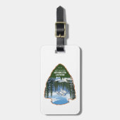 Mount Seymour Provinciaal Park Arrowhead Bagagelabel (Voorkant verticaal)