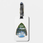 Mount Seymour Provinciaal Park Arrowhead Bagagelabel (Achterkant verticaal)