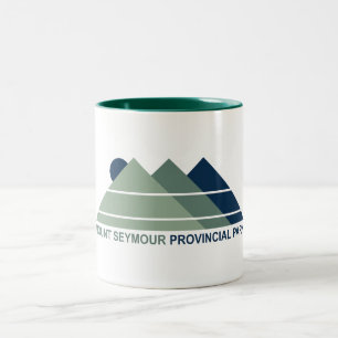 Mount Seymour Provincial Park Mountain Sun Tweekleurige Koffiemok