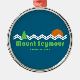 Mount Seymour Provincial Park Retro Metalen Ornament