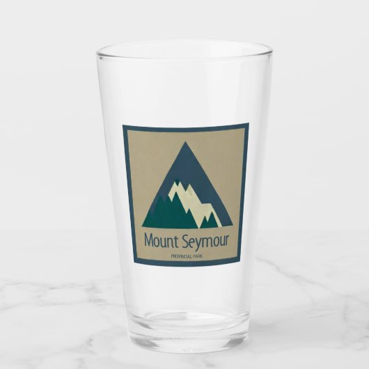 Mount Seymour Provincial Park Rustic Glas (Voorkant)