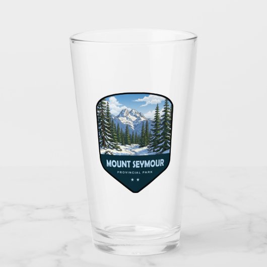 Mount Seymour Provincial Park Schild Glas (Voorkant)