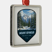 Mount Seymour Provincial Park Schild Metalen Ornament (Rechts)