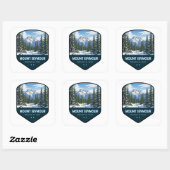 Mount Seymour Provincial Park Schild Vierkante Sticker (Vel)