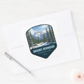 Mount Seymour Provincial Park Schild Vierkante Sticker (Envelop)