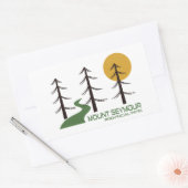 Mount Seymour Provincial Park Trail Rechthoekige Sticker (Envelop)