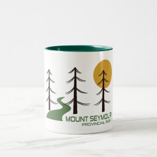 Mount Seymour Provincial Park Trail Tweekleurige Koffiemok