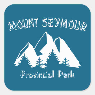 Mount Seymour Provincial Park Vierkante Sticker