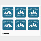 Mount Seymour Provincial Park Vierkante Sticker (Vel)