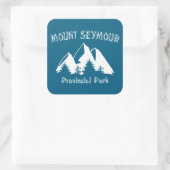 Mount Seymour Provincial Park Vierkante Sticker (Tas)