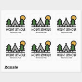 Mount Seymour Provincial Park Vierkante Sticker (Vel)