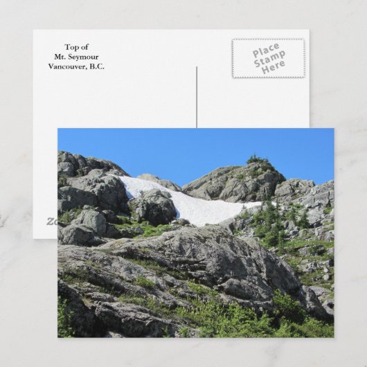 Mount Seymour Uitzicht Briefkaart (Voorkant / Achterkant)