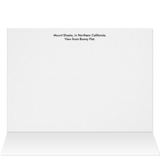 Mount Shasta (Binnen Horizontaal (Boven))