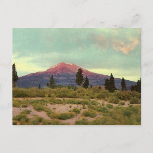 Mount Shasta Briefkaart (Voorkant)