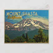 Mount Shasta  Briefkaart (Voorkant)