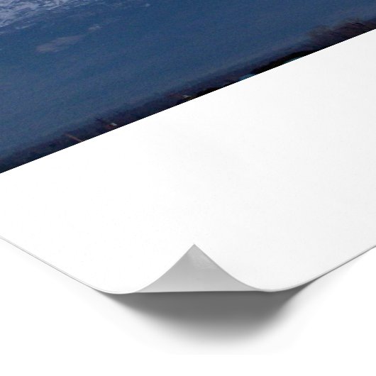 Mount Shasta, CA op Sunset Poster (Hoek)