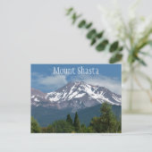 Mount Shasta California Briefkaart (Staand voorkant)