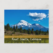 Mount Shasta California Briefkaart (Voorkant)