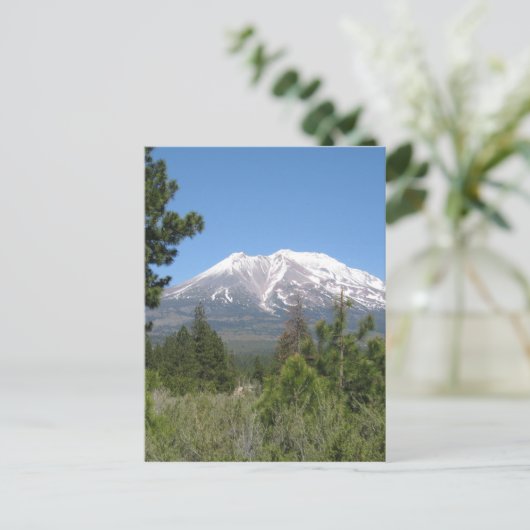 Mount Shasta California Briefkaart (Staand voorkant)