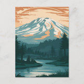 Mount Shasta California Briefkaart (Voorkant)