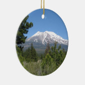 Mount Shasta California Keramisch Ornament (Rechts)