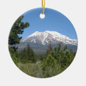 Mount Shasta California Keramisch Ornament (Voorkant)