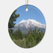 Mount Shasta California Keramisch Ornament (Links)