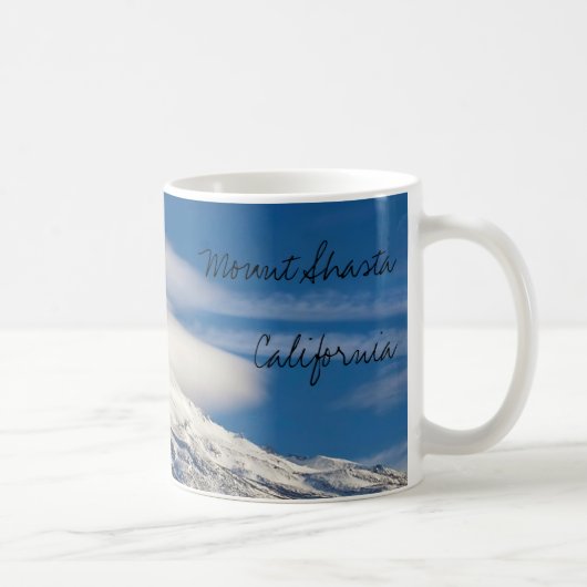 ~ Mount Shasta California ~ Koffiemok (Rechts)