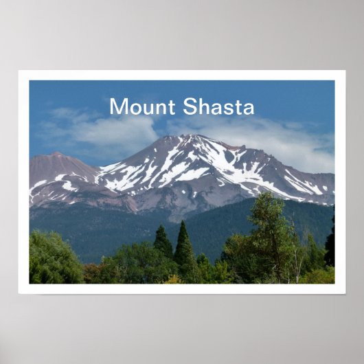 Mount Shasta California Poster (Voorkant)