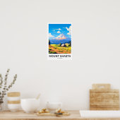 Mount Shasta California Travel Print (Keuken)