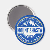 Mount Shasta California U.S.A. Magneet (Voorkant / Achterkant)