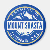 Mount Shasta California U.S.A. Magneet (Voorkant)