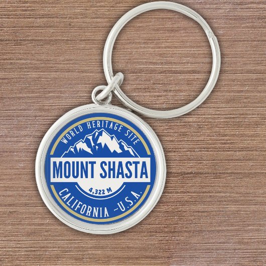 Mount Shasta California U.S.A. Sleutelhanger