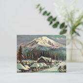 Mount Shasta, Californië in Winter Briefkaart (Staand voorkant)