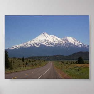 Mount Shasta, Californië Poster