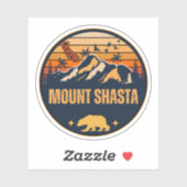 Mount Shasta, Californië Sticker (Vel)