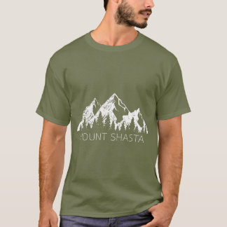 Mount Shasta Cool Mt Shasta voor mannen T-shirt