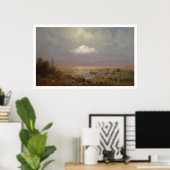 Mount Shasta en Shastina Lake (1151) Poster (Thuiskantoor)