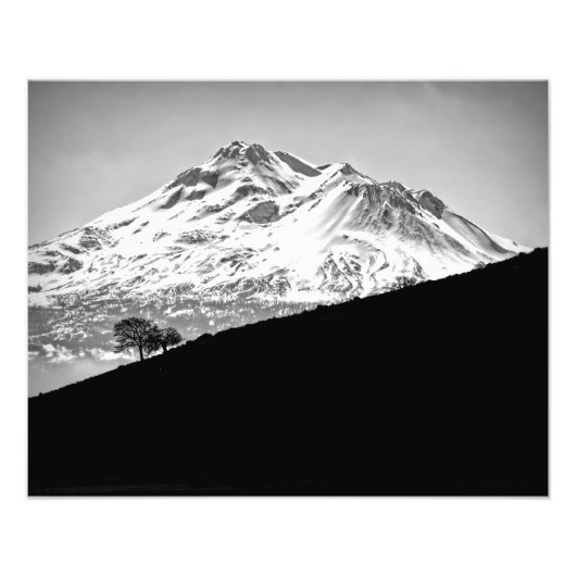 MOUNT SHASTA FOTO AFDRUK (Voorkant)