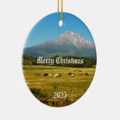 Mount Shasta Horses Kerst Ornament (Rechts)