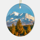 MOUNT SHASTA KERAMISCH ORNAMENT (Links)