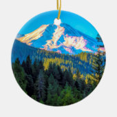 MOUNT SHASTA KERAMISCH ORNAMENT (Voorkant)