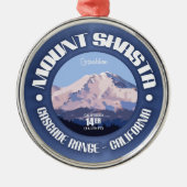 Mount Shasta Metalen Ornament (Voorkant)