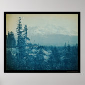 Mount Shasta Panorama 1899 Poster (Voorkant)