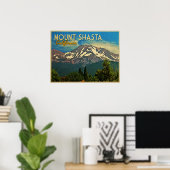 Mount Shasta Poster (Thuiskantoor)