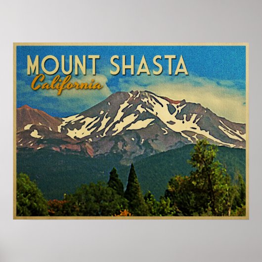 Mount Shasta Poster (Voorkant)